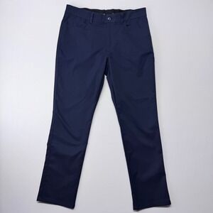 Bolle Mens Golf Performance Pants Navy Blue Straight Leg 36x30